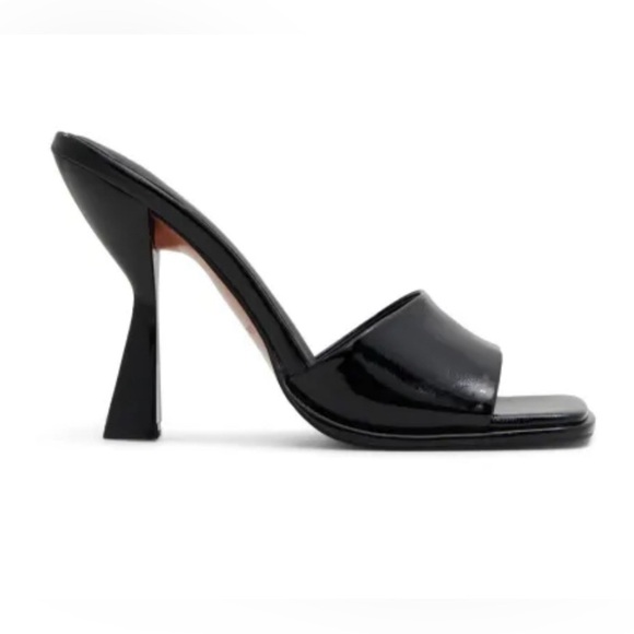 Call it SPRING Selita Mule Sandal - black patent leather - size 5 - Picture 1 of 16
